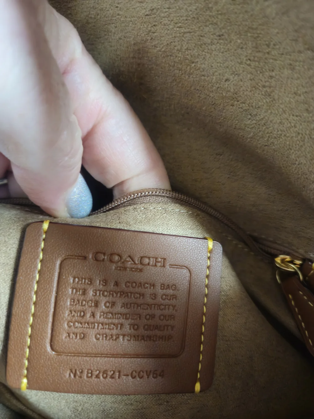 Coach bright yellow